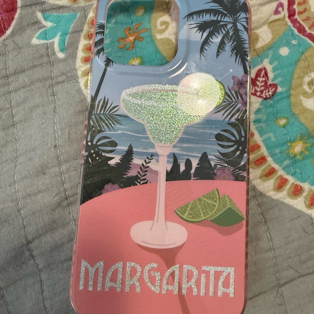 Tropical Margarita Phone Case - Pink and Green